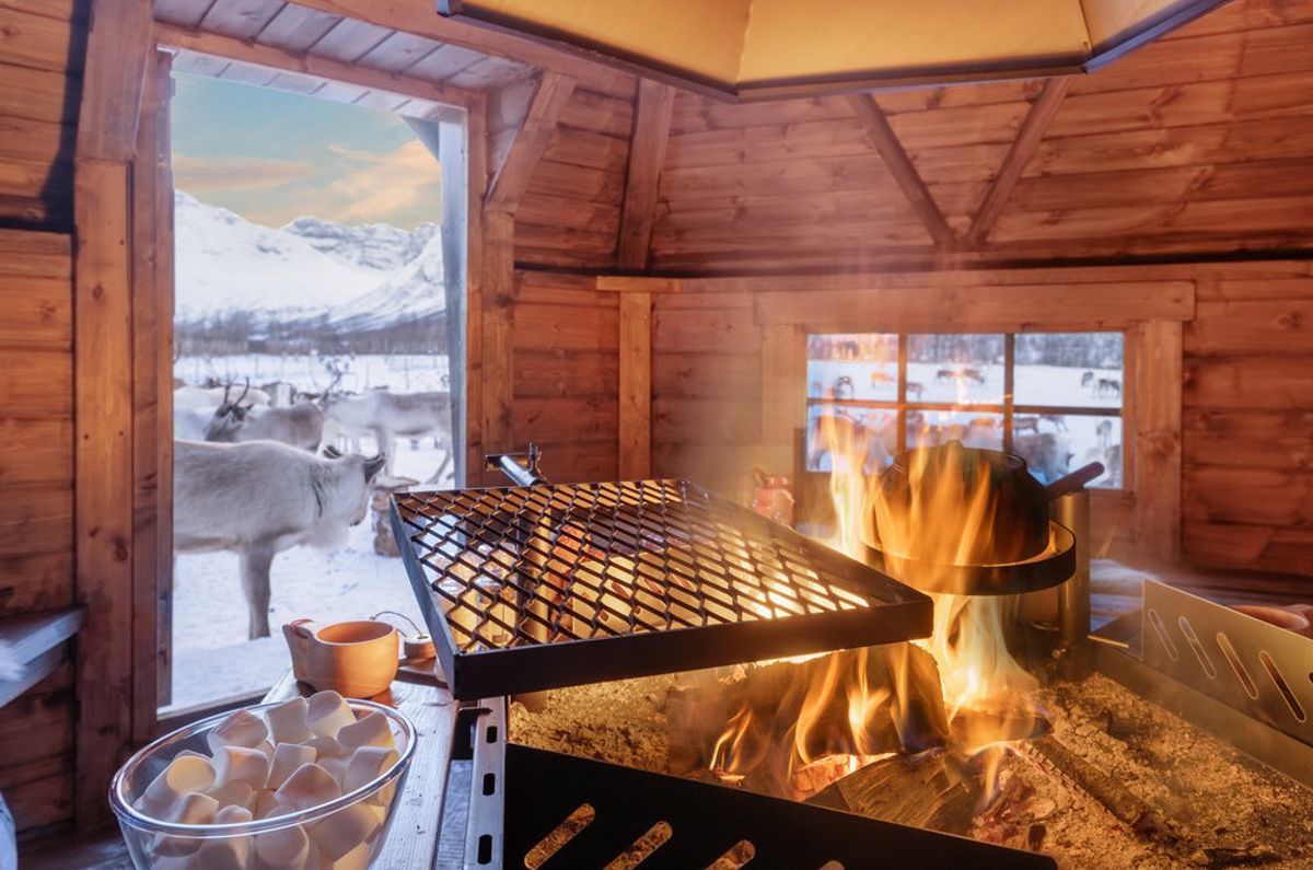 Grillkåta 10 Royal - Halvrund timmer