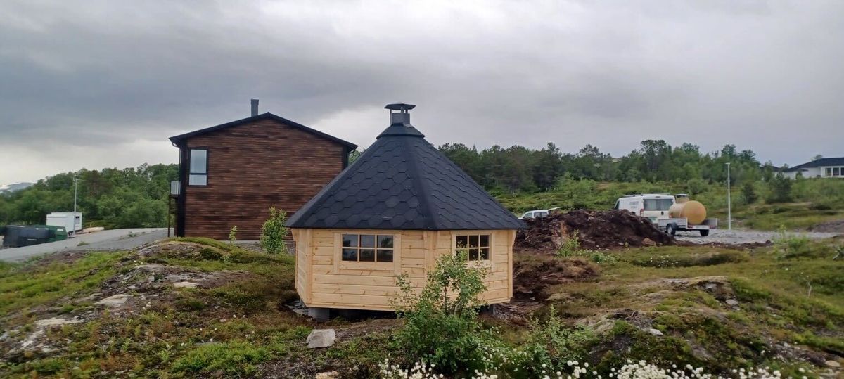 Grillkåta Royal 10 - Rak timmer