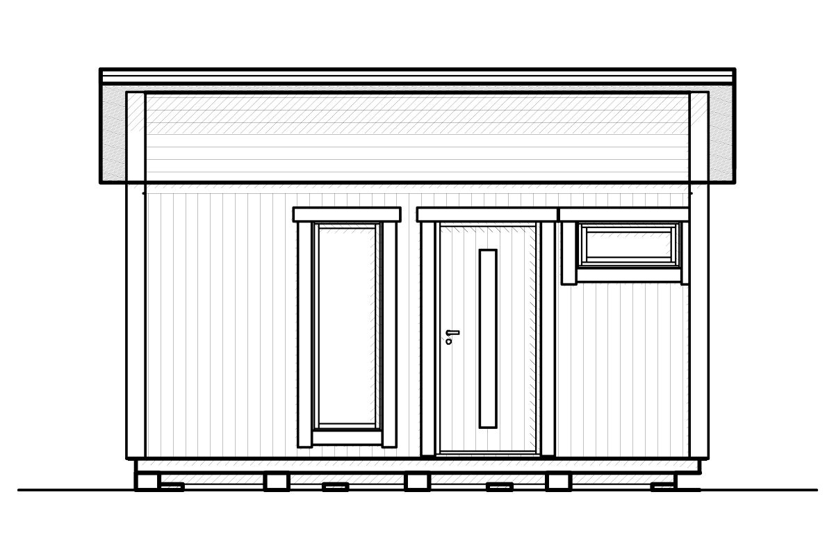 Attefallshus Njuta Funkis 20-2